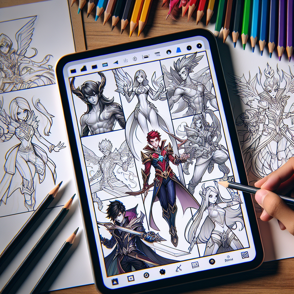 Tips Kreatif dalam Mewarnai Gambar Karakter Mobile Legends yang Keren dan Unik
